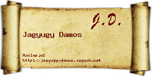 Jagyugy Damos névjegykártya